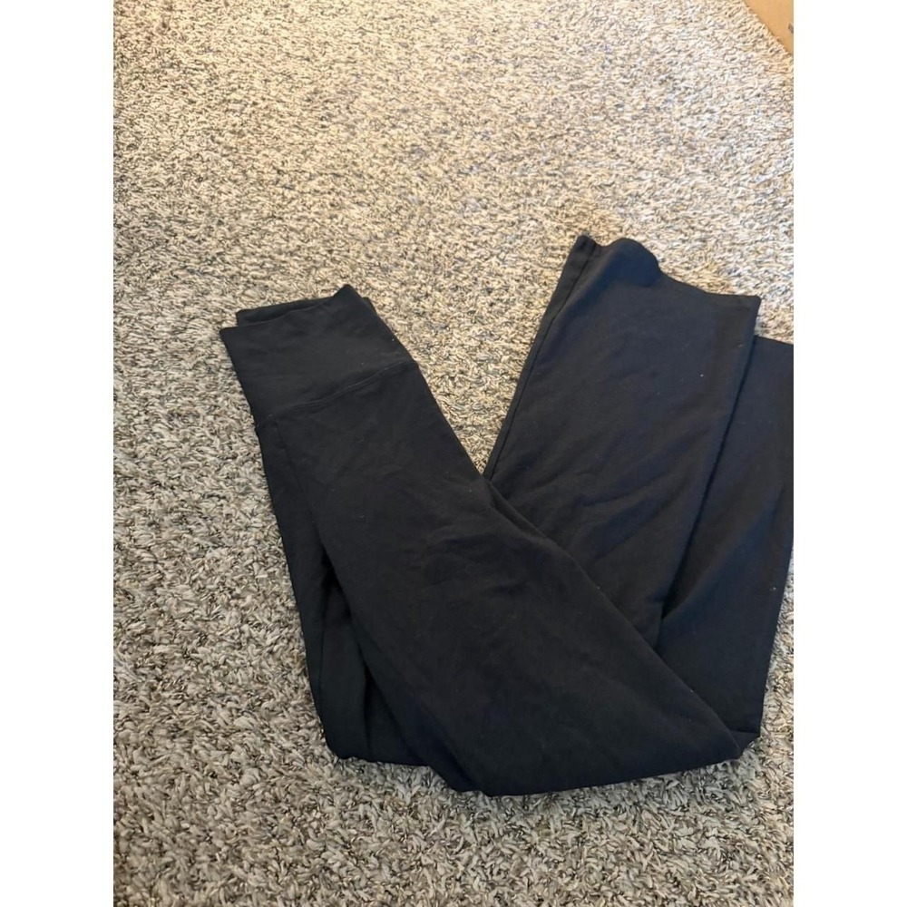 OFFLINE by Aerie OG Flare Leggings High Rise Black Short Inseam Small
